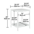 thumbnail image 3 of Sauder North Avenue Side Table, Charter Oak Finish, 3 of 6