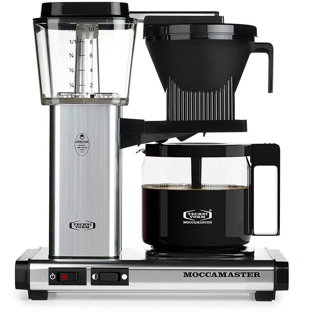 Technivorm 59616 MoccaMaster KBG Coffee Maker Polished Silver