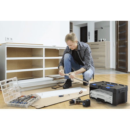Hart STACK System, 3 Cases Organizer Unit, Fits Modular Storage System