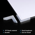 thumbnail image 4 of Uxcell PP Corner Protector L Shape 45x6mm for Ceramic, Glass, Metal Sheets White 24 Pack, 4 of 5