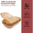 thumbnail image 4 of 200PCS Air Fryer Liners for Ninja, 8.6 x 5.5 inch Disposable Air Fryer Paper Dual Basket, Non-Stick Unbleached Parchment Paper Baking Accessories Liners for Natural Ninja DZ201 DZ401, 4 of 4