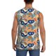 thumbnail image 4 of Balery Fashionable Paisley Camisetas sin mangas para hombre, absorbe la humedad y protege contra el mal olor.-X-Large, 4 of 7