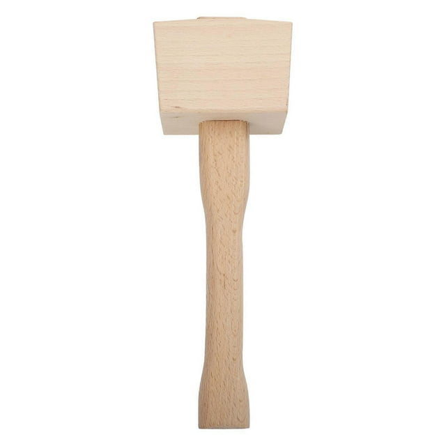 Carpenter Beech Hammer Practical Woodworking Tool Carpentry DIY Projects Knocking Wooden Pieces 24.00X8.00X4.50CM 1Pcs