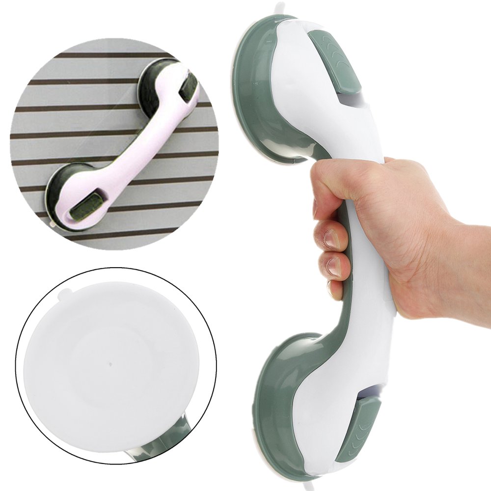 Grip Suction Handle Shower Tub Bathroom Cups Mount Grab Bar Support