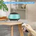 thumbnail image 2 of Essential Oil Diffuser, Daroma Aromatherapy Diffuser With Remote Control,300ml Aroma Ultrasonic Nebulizing Cool Mist Humidifier,7 Color Mood Lights & Waterless Auto-Off for Home Office Gift,Dark Wood…, 2 of 7
