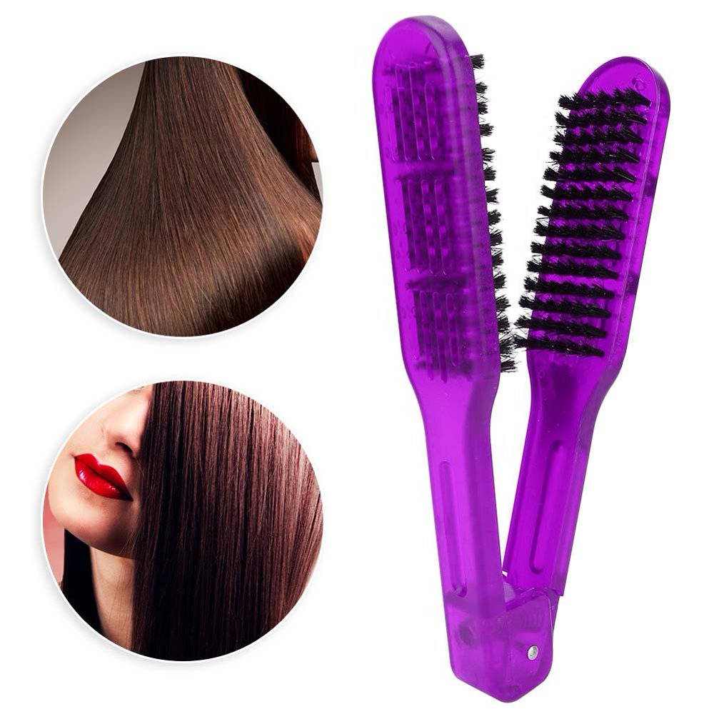 OTVIAP Hair Straightening Comb, Hair Straightening Plywood Comb,Hair