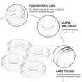 thumbnail image 3 of Raindrops 4 Pcs Poids de Fermentation Transparents pour Bocaux Mason Amateurs de Maison, 3 of 7