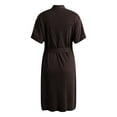 thumbnail image 3 of Richie House Short Kimono Robe Women's Sleeve Cotton Bathrobe Party Dressing Gown Sleepwear RHW2753-7-L, 3 of 3