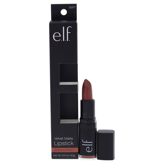 e.l.f. Velvet Matte Lipstick, Blushing Brown