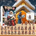 2D Christmas Home Decorations 2024 Christmas Holiday Advent Calendar