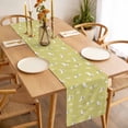 thumbnail image 3 of Table Runner 48 Inches Long for Kitchen Dining, Yellow Spring Easter Dresser Scarf Farmhouse, Dining Table Decorations for Wedding/Parties, Cute Bunny Botanical 13 x 48 In, 3 of 8