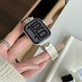 thumbnail image 6 of Metal Band Compatible for Apple Watch Band 49mm 46mm 45mm 44mm 42mm Men & Women, Classic Watch Bracelet Adjustable Strap for iWatch Series 10 9 8 7 6 5 4 SE 3 2 1, for iWatch Ultra 2/1, Starlight, 6 of 9