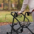 thumbnail image 4 of HELLHERO Cow-patterned Daisies Rollator Walker Seat and Backrest Rollbar Covers Set & Seat Back Covers for Parks Stain Proof Easy to Clean Secure Fit Reusable, 4 of 7