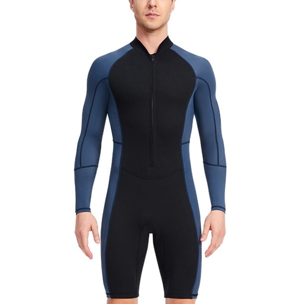 Sonducket Traje de neopreno para hombre, accesorios duraderos para deportes acuáticos, suministros deportivos, ropa de natación de plástico, Deportes acuáticos Azul oscuro METRO