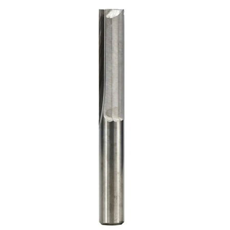 

GENEMA 6mm Shank 2 Flute Straight End Mill Carbide CNC Router Bit Engraving Bit Straight Slot Milling Cutter Wood Tool