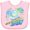 AD-Pink, variant on Inktastic Out of This World Nephew Cute Alien in Outer Space Boys Baby Bib