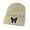 Beige, variant on D-GROEE Knitted Winter Beanies Butterflies Embroidery Harajuku Style Acrylic Fiber Warm Skull Cap Cuff Watch Hat for Men or Women