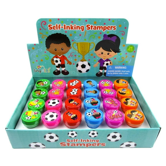 24 Pcs Soccer Stampers for Kids