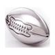 thumbnail image 1 of Joyas con temática deportiva, dije de fútbol plateado, accesorio único para beber, cristales de hielo reutilizables para enfriar cerveza, juego de 6 en caja de regalo de lujo con bolsa de terciopelo, 1 of 5