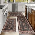 thumbnail image 6 of Farmhouse Kitchen Rugs Set 3 Piece, Boho Kitchen Mats for Floor, Non-Slip Kitchen Rug Waterproof Mats for Kitchen, Runner Rugs for Hallway Laundry Holiday Sink Decor, 6 of 12