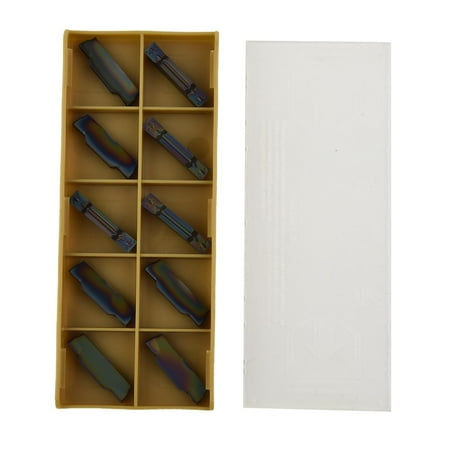 

10Pcs Mgmn400-M Zm1135 Indexable Carbide Grooving Insert For High Hardness Steel
