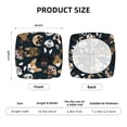 thumbnail image 6 of Easygdp Dogs Square Chair Cushion Cover Stretch Chair Seat Covers Removable Washable for Hotel, Bedroom, Office, 6 of 9