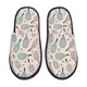 thumbnail image 1 of Balery Cute Tennis Racket Pantuflas de Casa de Felpa Silenciosas con Diseño Estampado, Zapatillas Cómodas Antideslizantes de Algodón para Interior-Medium, 1 of 8