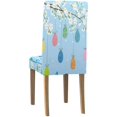 thumbnail image 4 of Funda protectora elástica para silla ABPHQTO Huevos de Pascua en árbol floreciente de primavera Juego de 4, 4 of 4