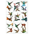 thumbnail image 6 of Hummingbird Decorations 9 Sheets 17 Pcs Window Clings Decor, Anti-Collision Window Clings to Prevent Bird Strikes on Window Glass, 6 of 7