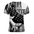 thumbnail image 5 of Camisetas Casuales Impresas de Manga Corta en el Patrón de Rayas, Camisetas Ligeras de Algodón a Rayas para Hombres, 5 of 5