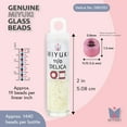 thumbnail image 3 of Miyuki Delica Seed Beads – Size 11/0 (1.6 mm), DB0352, Matte Ivory, 7.2 g, Approx. 1440 Beads, 3 of 7