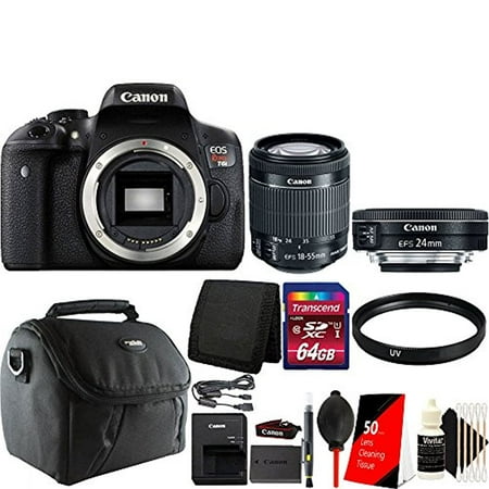Canon EOS Rebel T6i/750D 24.2MP DSLR Camera with 18-55mm ...
