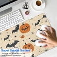 thumbnail image 4 of Long Mouse Pads for Desk,Vintage Halloween Icons Pattern Desk Mats on Top Of Desks, Desk Mouse Pad Extra Large with 3mm Non-Slip Base and Stitched Edge for Gaming,Office,Work,Home 31.5x11.8in, 4 of 5