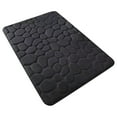 thumbnail image 2 of Coral Fleece Embossed Stone Bathroom Floor Mat, Water Absorbing Quick Drying Non Slip Indoor Outdoor Door Mat, Multi Functional Mat For Home Entrances Bathrooms Laundry Rooms, 2 of 4