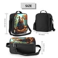 thumbnail image 2 of Disketp Maple Meditating Bear Bolsa Térmica Estampada para Almuerzo, Lonchera para Hombres y Mujeres Adultos, 2 of 7