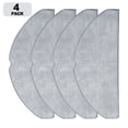 thumbnail image 2 of 10/4Pcs Replacement Mop Cloths For Ilife V20/Vyzzle D10/Laresar L10/Roidmi Eve Rooks Vacuum Cleaner Part Cloth Cleaning Pad, 2 of 7