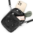 thumbnail image 5 of TSV Small Crossbody Cell Phone Bag, PU Leather Purse for Women Men with Adjustable Strap, 5 of 8