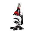 thumbnail image 2 of PVCS Science Kits for Kids Microscope Beginner Microscope Kit LED 100X, 400x, and 1200x Magnification Kids Science Toys,red, 2 of 9