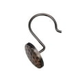 thumbnail image 2 of Utopia Alley Shower Rings Hooks, Shower Curtain Rings Hooks for Bathroom, Rust Resistant Shower Curtain Hooks Rings, Set of 12, Oil Rubbed Bronze, 2 of 10