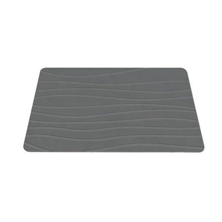 RLESO 2026 New Diatomaceous Earth Bath Mat Stone Bathroom Mat Quick Dry Super Absorbent Non-Slip Bath Mat Fast Drying Pet Mat Natural Mineral Mat & Easy to Clean Surface for Shower,Bathroom,Sink