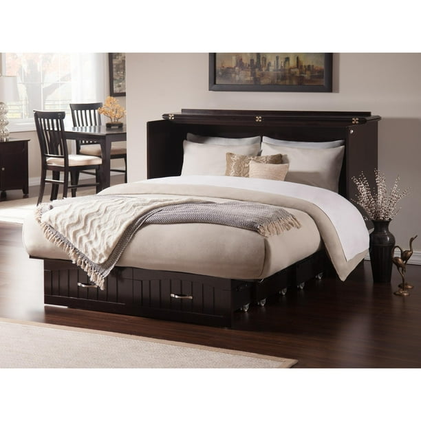 Nantucket Murphy Bed Chest with Cool Soft Mattress in Multiple Colors