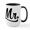 White/Black Inside, variant on CafePress - Mr. - 15 oz Ceramic Large White Novelty Mug