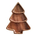 thumbnail image 2 of Christmas Tree Shaped Dish 3 Girds Snack Plate Partitioned Dinner Plate Dessert Serving Dishes for Wedding Dinner Table Decor, 2 of 7