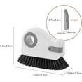 thumbnail image 2 of Window Groove Cleaning Brush, 2 in 1 Window Track Cleaning Tools, Sliding Door Track Cleaner, Grout Cleaner Tool Grip Brush Hard Bristle Crevice Cleaning Brush, Window Sill Brush(2-1), 2 of 18
