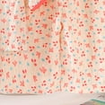 thumbnail image 5 of 2 Piece Girls Pajamas Cotton Long Sleeve Pajamas Toddler Girls Pjs Kids Sleepwear Sets,6-12 Months 12-24 Months 2t 3t 4t 5t 6t 7t 8t 9t Children(Orange,2-3 Years), 5 of 7