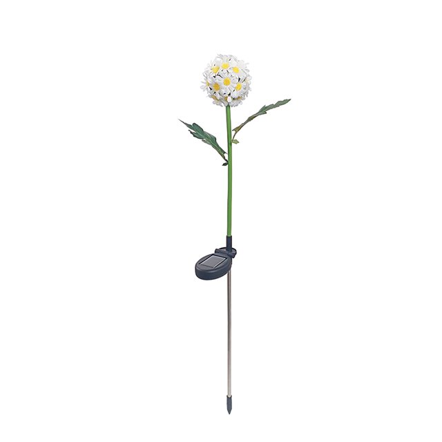 Luz de crisantemo de bola solar Luz de bola de crisantemo de luz decorativa LED para jardín al aire libre Wmkox8yii hjk3752