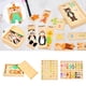 thumbnail image 5 of Rompecabezas de madera, juguetes educativos para niños, actividades de aprendizaje cognitivo, juegos reutilizables para emparejar y contar números en, 5 of 9