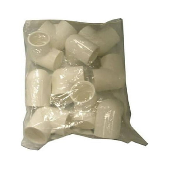 Charlotte Pipe PVC 02300C 0800HA Schedule 40 PVC 90-Degree Pipe Elbow, 3/4 In., 10-Pack - Quantity 10