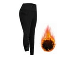 thumbnail image 6 of Xdegoge Thermal Winter Leggings for Girls Fleece Lined High Waist Pants for Cold Weather Stretchy Workout Yoga Legging, 6 of 9
