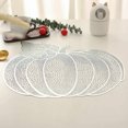 thumbnail image 4 of xaoyunyn Decorative Hollowed Out Pumpkin Shaped PVC Placemats for Parties,Holidays Everyday Use,Oil Proof,Heat Insulation,Easy to Clean,Non Slip Table Mat, 4 of 6